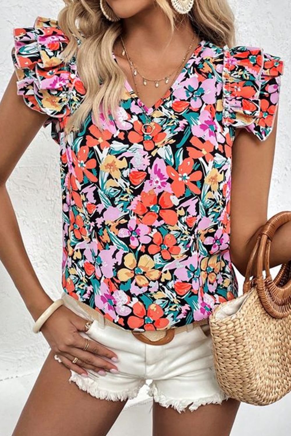 Floral Splash Blouse