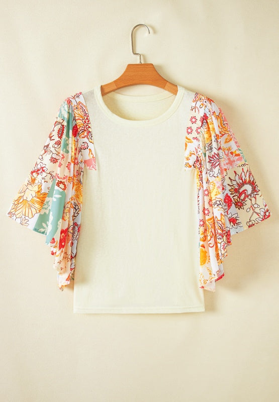 The Ashley Flutter Sleeve Blouse Warehouse Item