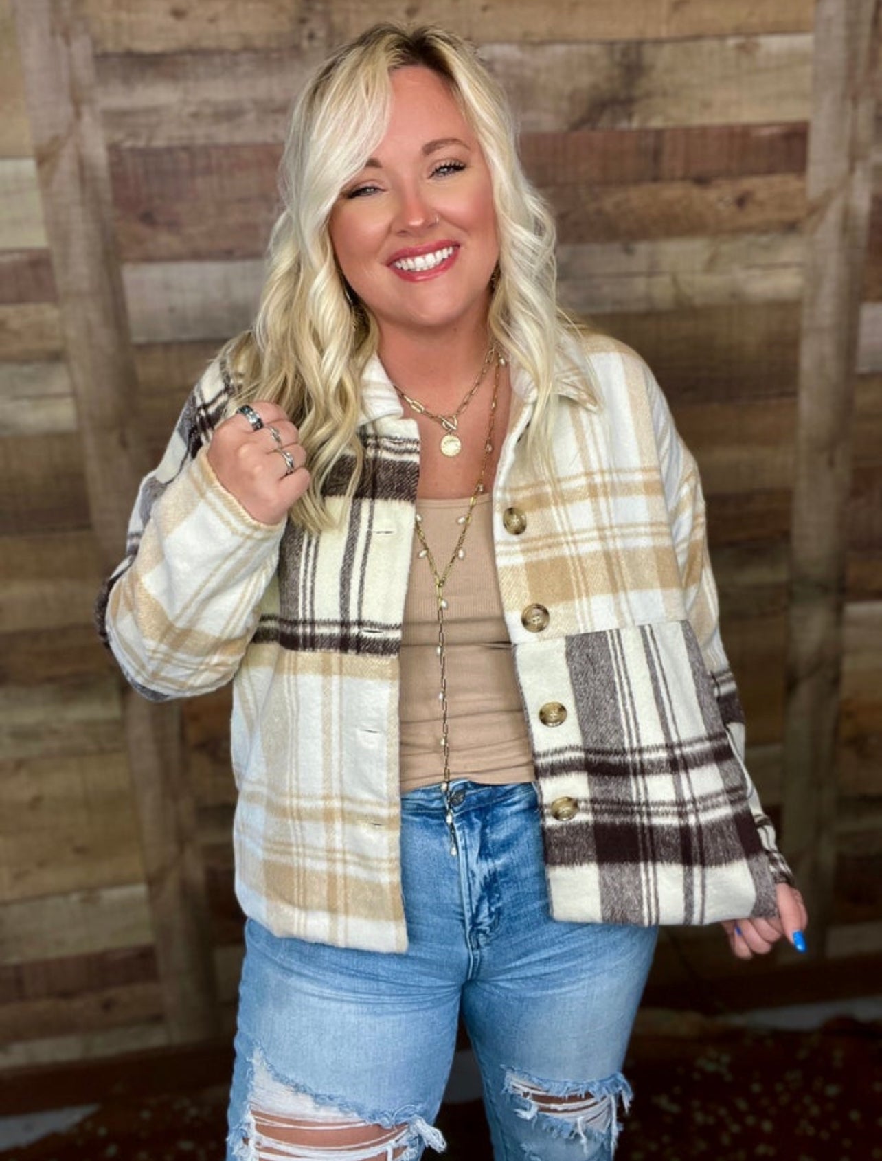 Vintage Plaid Jacket