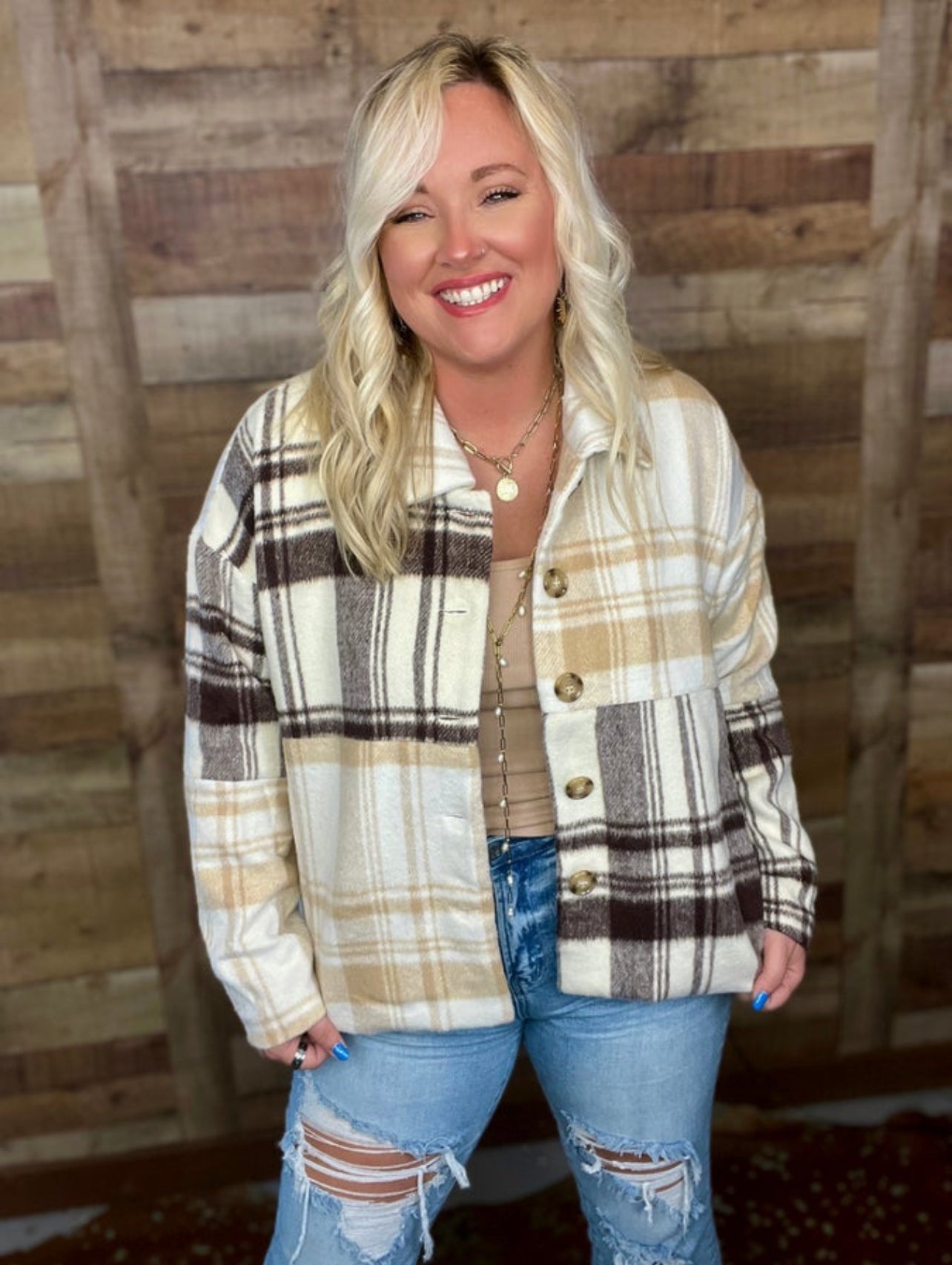 Vintage Plaid Jacket