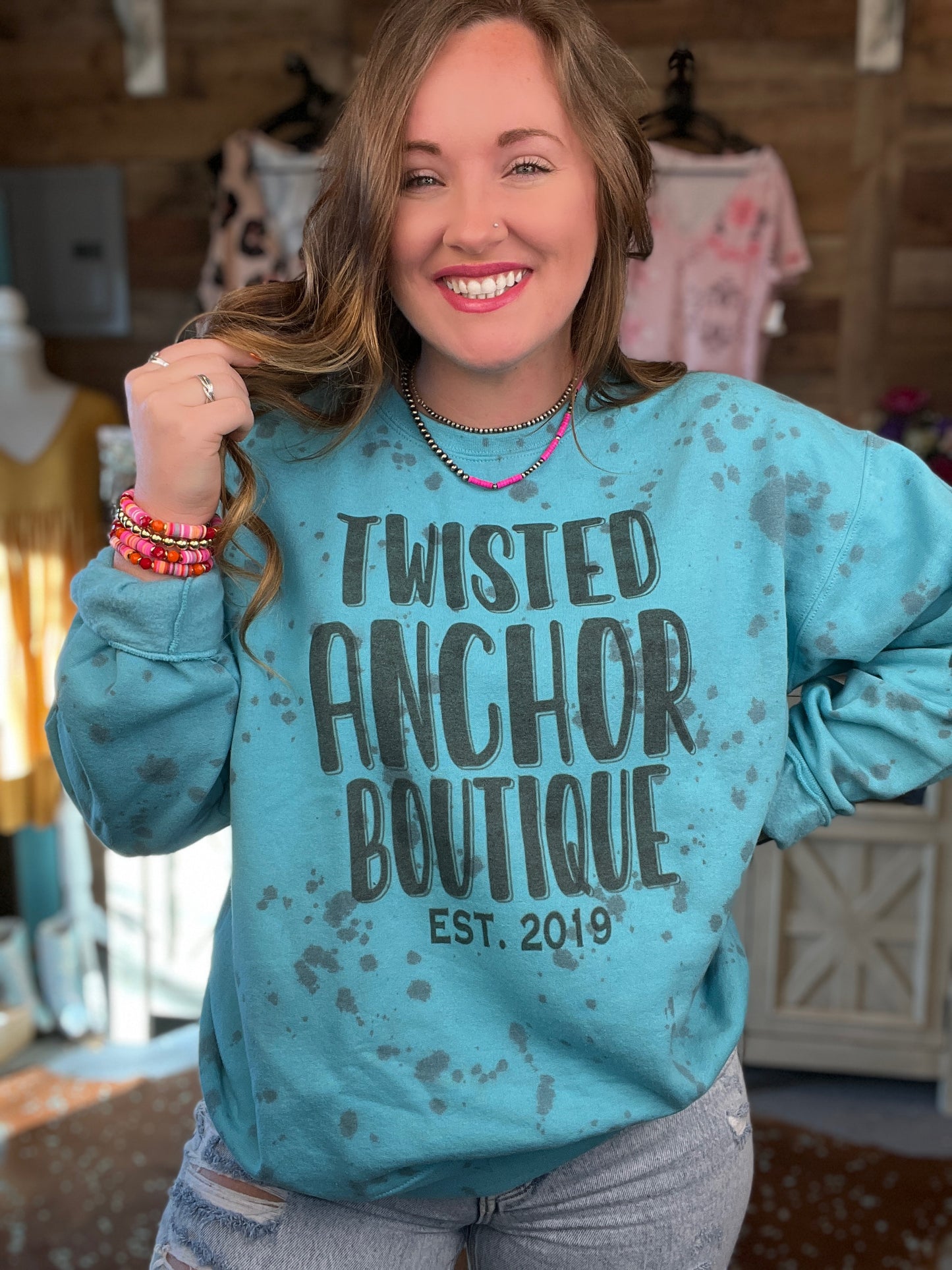 Twisted Anchor Crewneck